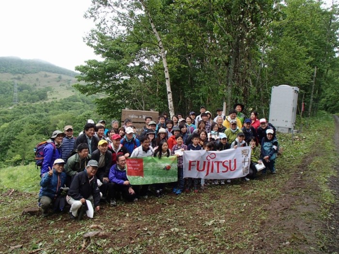 平成26年度　富士通　植樹