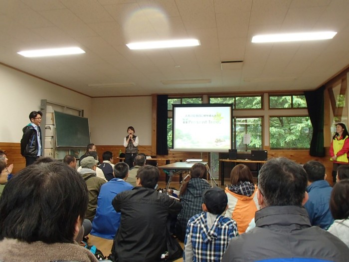 平成27年度　富士通　植樹　室内プレゼン