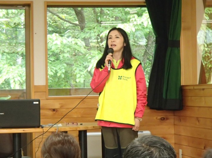 平成27年度　富士通　植樹　室内プレゼン