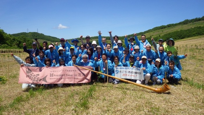 平成27年度　西武・そごう　植樹